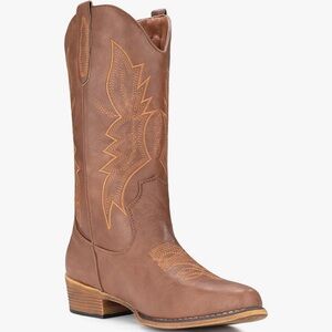 Brown Western Cowboy Boots